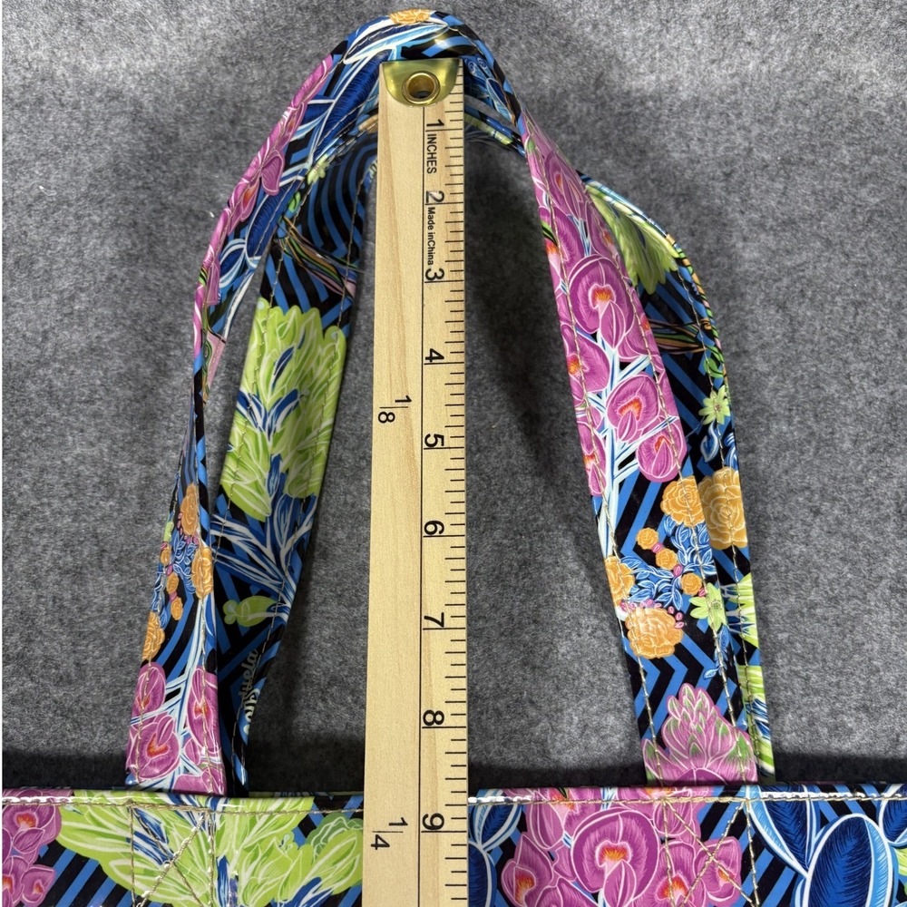 Consuela Basic Tote Large Blue Hummingbird Floral ConsuelaCloth - Picture 7 of 11